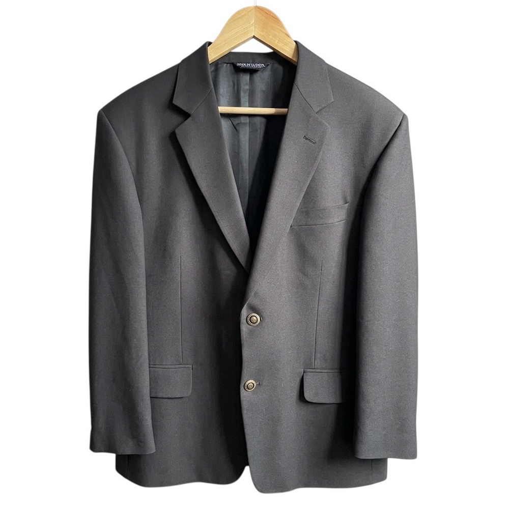 Oscar de la Renta | Formal Black Suit Blazer SZ L